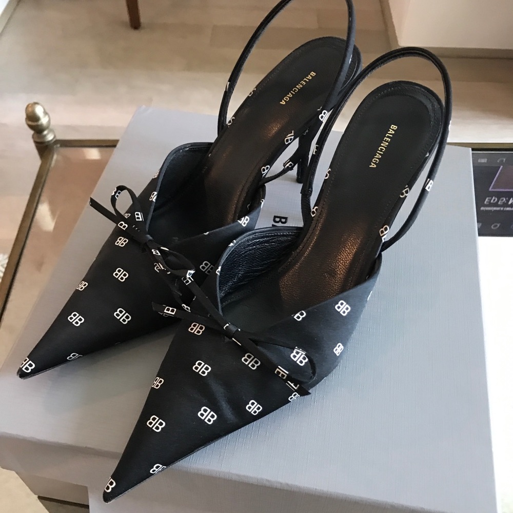 Balenciaga Pointed Slingback Heel
